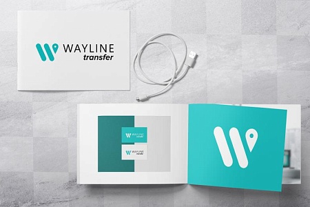 Логотип и нейминг для транспортной компании "Wayline"
