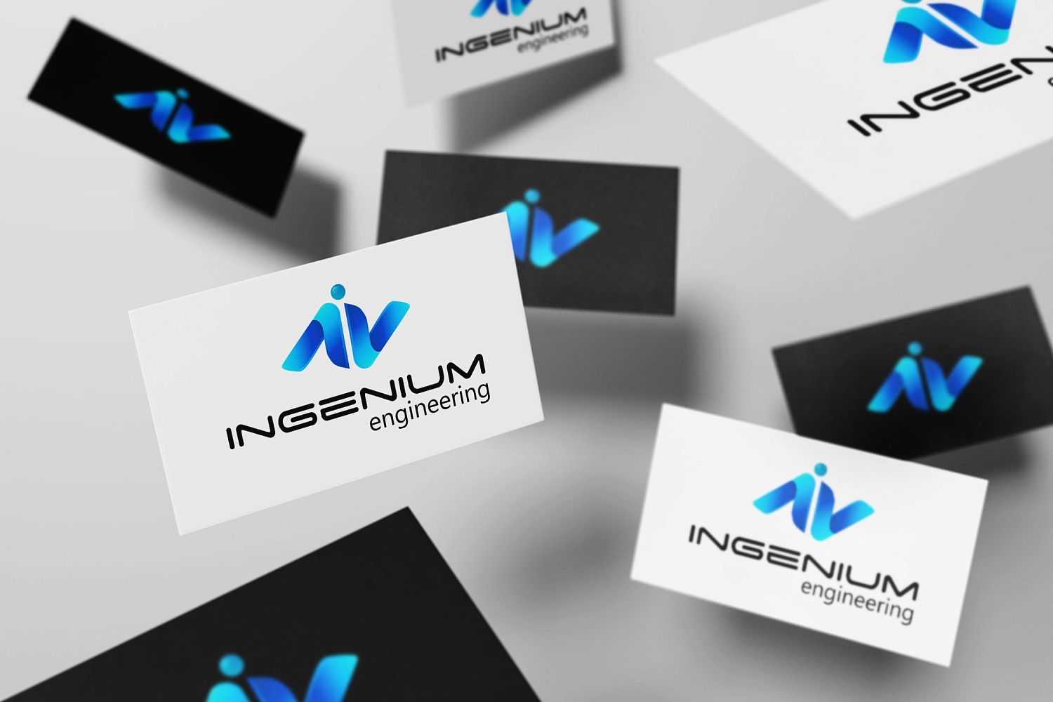 Логотип для инжиниринговой компании "Ingenium"