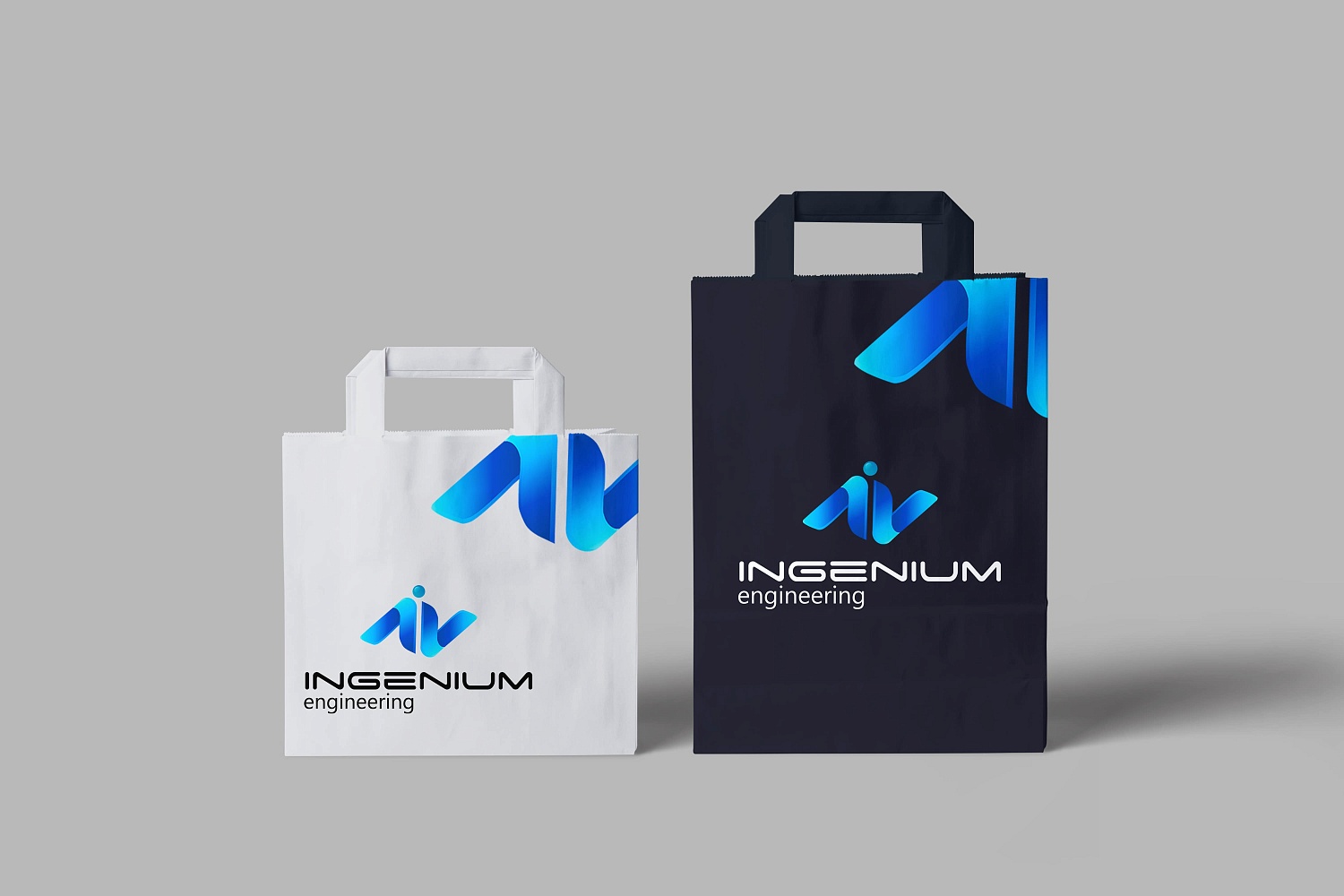 Логотип для инжиниринговой компании "Ingenium"