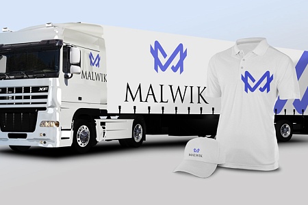 Логотип для транспортной компании "Malwik", Республика Польша